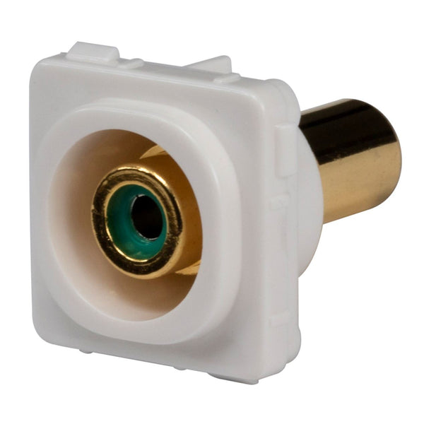 AMDEX Green RCA to RCA Jack. Gold Plated - Office Connect 2018