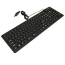 DYNAMIX Flexible USB Keyboard 109 keys. Black Colour. - Office Connect 2018