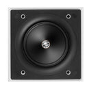 KEF Ultra Thin Bezel 6.5'' Square In-Wall  Speaker. 160mm Uni-Q driver with 16mm aluminium dome tweeter with tangerine waveguide. Magnetic grille. IP64 rated. Sold individually - Office Connect 2018
