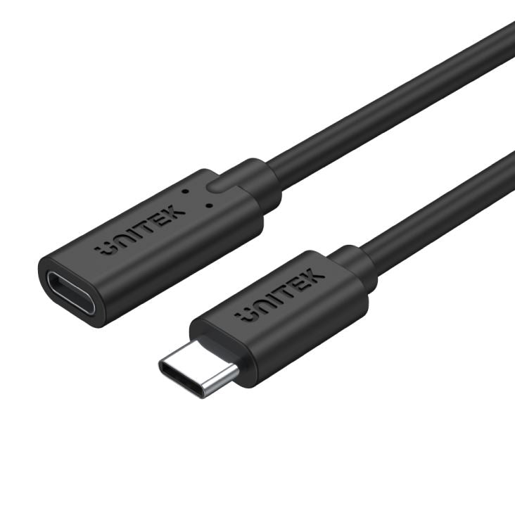 UNITEK 1.5m USBC 3.1 Male to Female Extension Cable. Supports up to 4K@60Hz,100W/20V 5A  Power Delviery and 10Gbps Transfer Rate. Backwards Compatible with USB 3.0/2.0/1.1. Plug and Play - Office Connect 2018