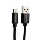 JACKSON 1.5m USB-A to USB-C Sync & Charge Cable. Braided Cable Provides Extra Durability, Black Colour. - Office Connect 2018