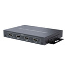 LENKENG 4x1 HDMI multiviewer switch Includes 4x HDMI inputs & 1x HDMI Output. Displays Video from 4x HDMI Sources Simultaneously on a Single Monitor. Supports up to 1080p@60Hz. - Office Connect 2018