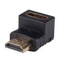 DYNAMIX HDMI Down Angled Adapter, High-Speed with Ethernet Gold Plated Connectors - Office Connect 2018