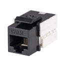 DYNAMIX Cat5e Keystone RJ45 Jack for 110 Face Plate. T568A/T568B Wiring. 90 Jack. Colour Black. Recommended for use with RJ45 plugs only - Office Connect 2018