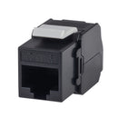 DYNAMIX Cat6 UTP Keystone Slimline Tooless & Punch Down Compatible Jack. 180 Dual IDC 23~26AWG. Colour Black. - Office Connect 2018