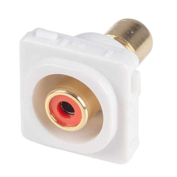 AMDEX Red RCA to RCA Jack. Gold Plated - Office Connect 2018