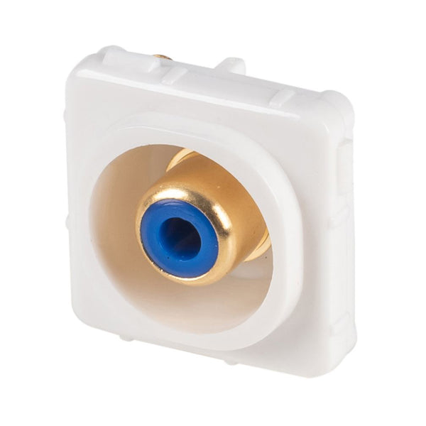AMDEX Blue RCA to Solder Connector. Gold Plated - Office Connect 2018