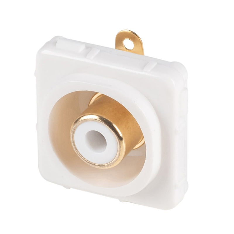 AMDEX White RCA to Solder Connector . Gold Plated - Office Connect 2018