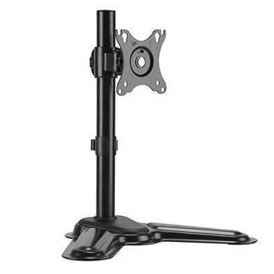 BRATECK 17-32" Single Screen Articulating Monitor Stand. Free-Tilting Design, Sturdy Steel Base, 360 Rotary VESA Plate. VESA 75x75, 100x100, Max Load 8Kgs. Built-in Cable Management. - Office Connect 2018