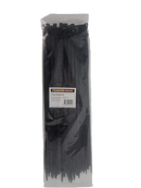 POWERFORCE Cable Tie Black UV 550mm x 8mm Weather Resistant Nylon. Pack of 100. Made from U.L. Approved Nylon 6/6 with Flamability Rating of UL 94V-2. - Office Connect 2018