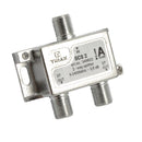 TRIAX RF 2-Way Splitter, 2.4GHz. Coaxial Splitter Ideal for SAT-IF & MATV Distribution Networks. Frequency Range 5-2400 MHz. DC Pass Via Diodes from all Outputs. High Shielding Against Ingress Noise. - Office Connect 2018