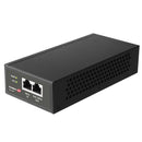 EDIMAX 90W Gigabit PoE++ Injector. Delivers Power & Data up to 100m. Easy Plug & Play. Built-in Short Circuit Protection. Wall-mount & Metal Housing. - Office Connect 2018