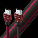 AUDIOQUEST Cherry Cola 15m  HDMI cable 18Gbps up to 8K/30 ( 8-bit, 4:2:0). Quartz-Glass A/V conductor. 0.5% silver eARC conductor. Gound reference tinned copper. Jacket - PVC. - Office Connect 2018