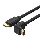 UNITEK 3M 4K HDMI 2.0 Right Angle Cable with 270 Degree Elbow. Supports HDR10, HDCP2.2, 3D & 7.1 Surround Sound. Gold-Plated Connectors. - Office Connect 2018