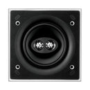 KEF Ultra Thin Bezel 6.5'' Dual Stereo Square In-Ceiling Speaker. Asymmetrical tweeter island for wide off-axis response. 19mm aluminium dome tweet & tangerine waveguide. 160mm Bass driver - Office Connect 2018
