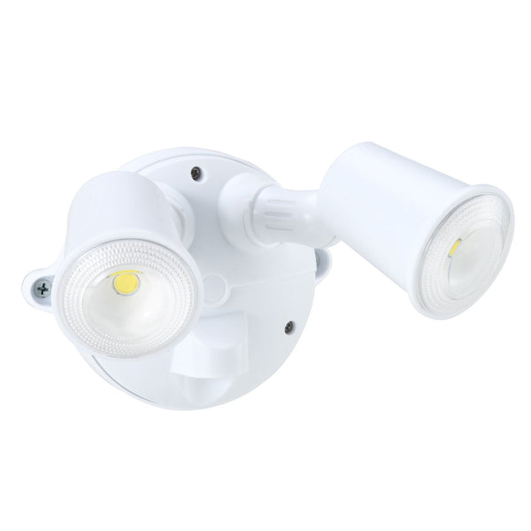 HOUSEWATCH 10W Twin LED Spotlight IP54, 2000 Lumens,Stainless Steel Screws, White Color. - Office Connect 2018