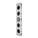 KEF THX Rectangle In-Wall Speaker with 4x 6.5'' (LF), 1x 6.5'' (MF), 1x 1'' (HF) Drivers. Aluminium baffle to eliminate vibration. Uni-Q with tangerine waveguide. Bi-wire & bi-amplifier connections. - Office Connect 2018