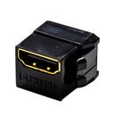 DYNAMIX HDMI 2.0 Keystone Coupler Length 19.2mm, Gold-Plated, BLACK - Office Connect 2018