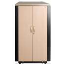 DYNAMIX 42RU Quiet Acoustic Rated Server Cabinet 1135mm Deep  x 750mm Wide. Integrated ventilation fans with Cable Management. Beech Colour  JUNE Promo - Includes FREE BOOM-10 - Office Connect 2018