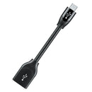 AUDIOQUEST Dragontail USB micro extender. Female USB to male micro 5% silver solid conductors Direction-controlled for reduced RF noise. 7-10 Day Lead Time - Office Connect 2018