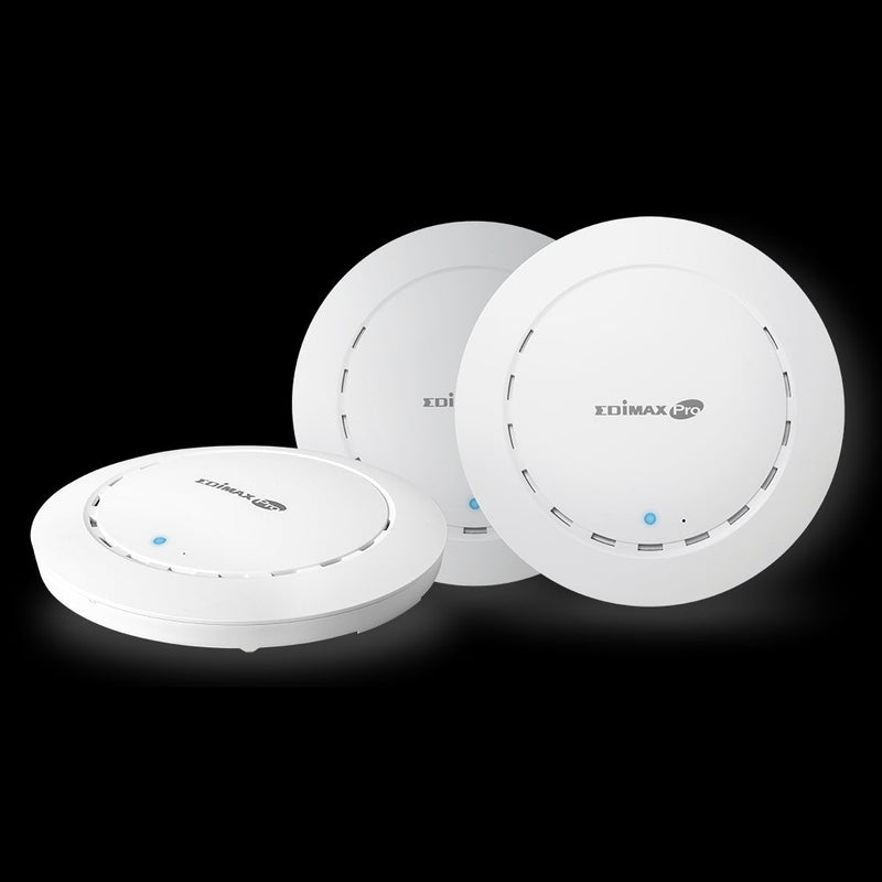 EDIMAX Office WiFi System for SMB. Easy setup, self-managed & pre-configured WiFi system. Secure & separated WiFi networks. Incl. 3x AC1300 APs pre-configured, - Office Connect 2018