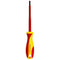 GOLDTOOL 100mm Electrical Insulated VDE Screwdriver. Tested to 1000 Volts AC. (0.8*4*100mm). Yellow/Red Colour Handle