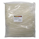 POWERFORCE Cable Tie Natural 200mm x 4.8mm Nylon Pack of 1000. Made from U.L. Approved Nylon 6/6 with Flamability Rating of UL 94V-2 - Office Connect 2018
