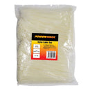 POWERFORCE Cable Tie Natural 200mm x 7.6mm Nylon Pack of 1000. Made from U.L. Approved Nylon 6/6 with Flamability Rating of UL 94V-2 - Office Connect 2018