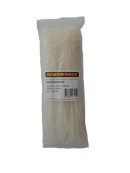 POWERFORCE Cable Tie Natural 250mm x 4.8mm Nylon Pack of 100. Made from U.L. Approved Nylon 6/6 with Flamability Rating of UL 94V-2 - Office Connect 2018