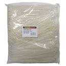 POWERFORCE Cable Tie Natural 300mm x 4.8mm Nylon Pack of 1000. Made from U.L. Approved Nylon 6/6 with Flamability Rating of UL 94V-2 - Office Connect 2018