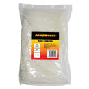 POWERFORCE Cable Tie Natural 380mm x 7.6mm Nylon Pack of 1000. Made from U.L. Approved Nylon 6/6 with Flamability Rating of UL 94V-2 - Office Connect 2018