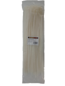 POWERFORCE Cable Tie Natural 550mm x 8mm Nylon Pack of 100. Made from U.L. Approved Nylon 6/6 with Flamability Rating of UL 94V-2 - Office Connect 2018