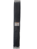 POWERFORCE Cable Tie Black UV 914mm x 4.8mm Weather Resistant Nylon. Pack of 100. Made from U.L. Approved Nylon 6/6 with Flamability Rating of UL 94V-2. - Office Connect 2018