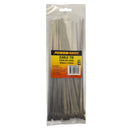 POWERFORCE Cable Tie 316SS 300mm x 4.6mm Pack of 100. Self Locking Ball-lock design. Temp Range: -80C to +500C. Weather, Water, Salt Spray, Corrosion, Fire and UV Resistant.  Non-magnetic. - Office Connect 2018