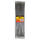 POWERFORCE Cable Tie 316SS 520mm x 4.6mm Pack of 100. Self Locking Ball-lock design. Temp Range: -80C to +500C. Weather, Water, Salt Spray, Corrosion, Fire and UV Resistant.  Non-magnetic. - Office Connect 2018