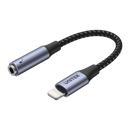 UNITEK Lightning to 3.5mm Headphone Jack Adapter. Support Hi-Fi Audio, Compatible with OMTP and CTIA Jack. Space Grey - Office Connect 2018