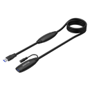 UNITEK 15M USB3.0 Type-A Male to Type-A Female. Built-in USB3.0 Extension Chipset. Plug and Play Data Transfer Speed up to 5Gbps Backward compatible with USB2.0/1.1 *Power Adaptor not Included - Office Connect 2018
