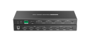 LENKENG 4K 4x4 Matrix Switch. 4x HDMI 2.0 inputs and outputs. to 18Gbps. IR remote control. 3 Pin RS232 control. Plug & Play Max Res: 4K@60Hz (4096x2160) Includes Remote Control. - Office Connect 2018