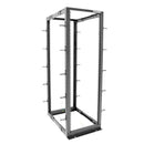 DYNAMIX 37U 4 Post Depth Adjustable Open Frame Rack. Depth Adjustment Range 692-1150mm. Height 1750mm. Width 600mm. Supplied in Flat Pack. - Office Connect 2018