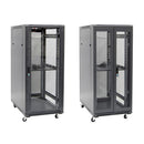 DYNAMIX 27RU Server Cabinet 1000mm Deep (600 x 1000 x 1410mm) Includes 1x Fixed Shelf, 4x Fans, 25x Cage Nuts, 4x Castors & 4x Level Feet. 800kg static load. Glass front door JUNE Promo - Includes FREE BOOM-10 - Office Connect 2018