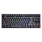 VERTUX HyperSpeed Mechanical Gaming Keyboard. RGB LED Backlit Keys. Built-in 2000mAh Battery. All Keys are Anti-Ghosting. Connects Wirelessly via Bluetooth or USB-C. 2000mAh Battery for 12 Hours Life - Office Connect 2018