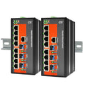 CTC UNION 16 Port Fast Ethernet Managed Switch.  -40C~+75C. 16x 10/100Base-T(X), + 4x 100/1000 Base-X SFP (Total 20x ports).Power consumption V DC/W:12/10.8,24/10.6, &48/12.5. Dinmount kit incl. - Office Connect 2018