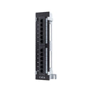 DYNAMIX Mini 1U RJ45 12 Port Patch Panel, Cat6 T568A & T568B Wiring Dims: L 254mm, W 60mm, D 40mm - Office Connect 2018