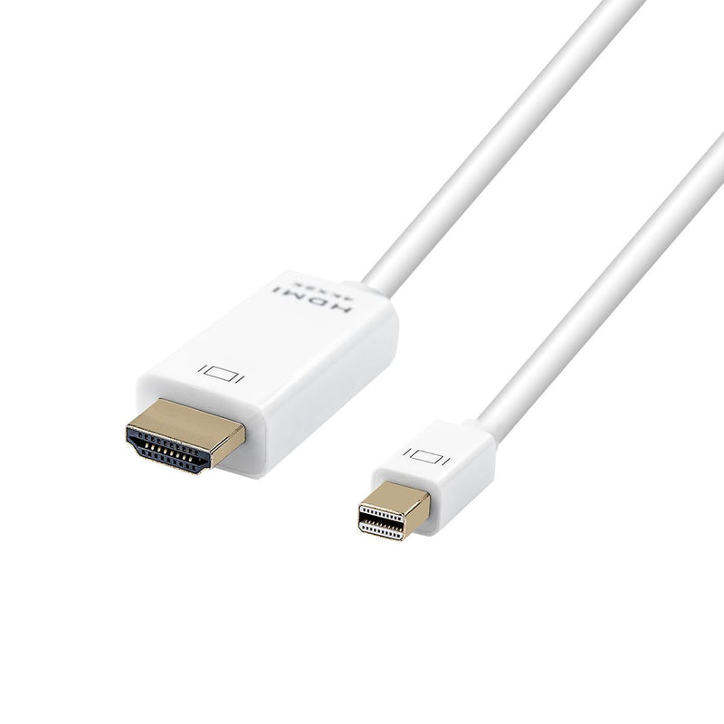 DYNAMIX 2m Mini DisplayPort to HDMI Cable, 4K30Hz MDP Connector Supports v1.2 - Office Connect 2018
