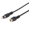 DYNAMIX 2m RCA Plug to Socket Extension Cable, 30AWG.