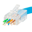 DYNAMIX Cat6/6A UTP push through plug, 3 prong,50 u" 20pc pack. For solid & stranded cable, Max conductor size : 1.15mm. - Office Connect 2018