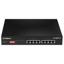 EDIMAX 8 Port Gigabit PoE+ Long Range Unmanaged Switch with DIP Switch Function. Supports up to 30W Per PoE Port (Total Power Budget: 70W). Port-based VLAN. Long Range up to 200m at 10Mbps. - Office Connect 2018