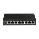 EDIMAX 8-Port Gigabit Ethernet Web Smart Switch. Supports VLAN, ICMP Snooping, 802.1p QoS, Link Aggegation, Broadcast Storm Control. 16Gbps Switching Capacity. Fanless. Wall Mountable