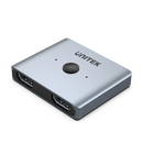 UNITEK HDMI Bi-directional Switch. Supports up to 8K@60Hz UHD. Supports 2-in-1-Out & 1-in-2-Out. Aluminium Housing with LED Indicator. Plug & Play. - Office Connect 2018