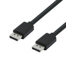 DYNAMIX 2m DisplayPort V1.4 Cable Supports up to 8K@60Hz UHD. Resolution. 28AWG, M/M DP Connectors, Max. Res 7680x4320 @ 60Hz, Latched Connectors, Flexible Cable, Gold-Plated Connectors.